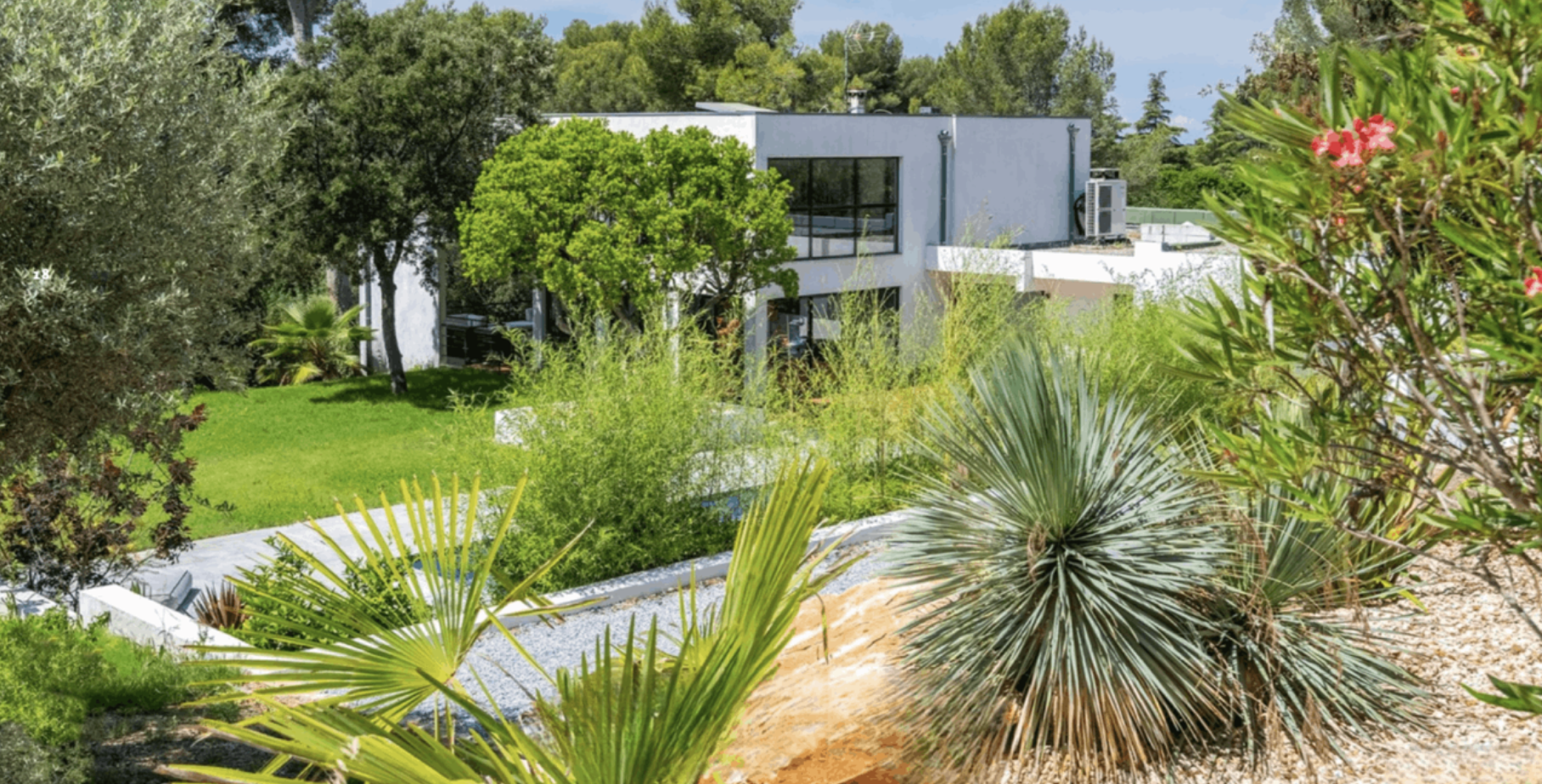 Vue extérieure de la villa