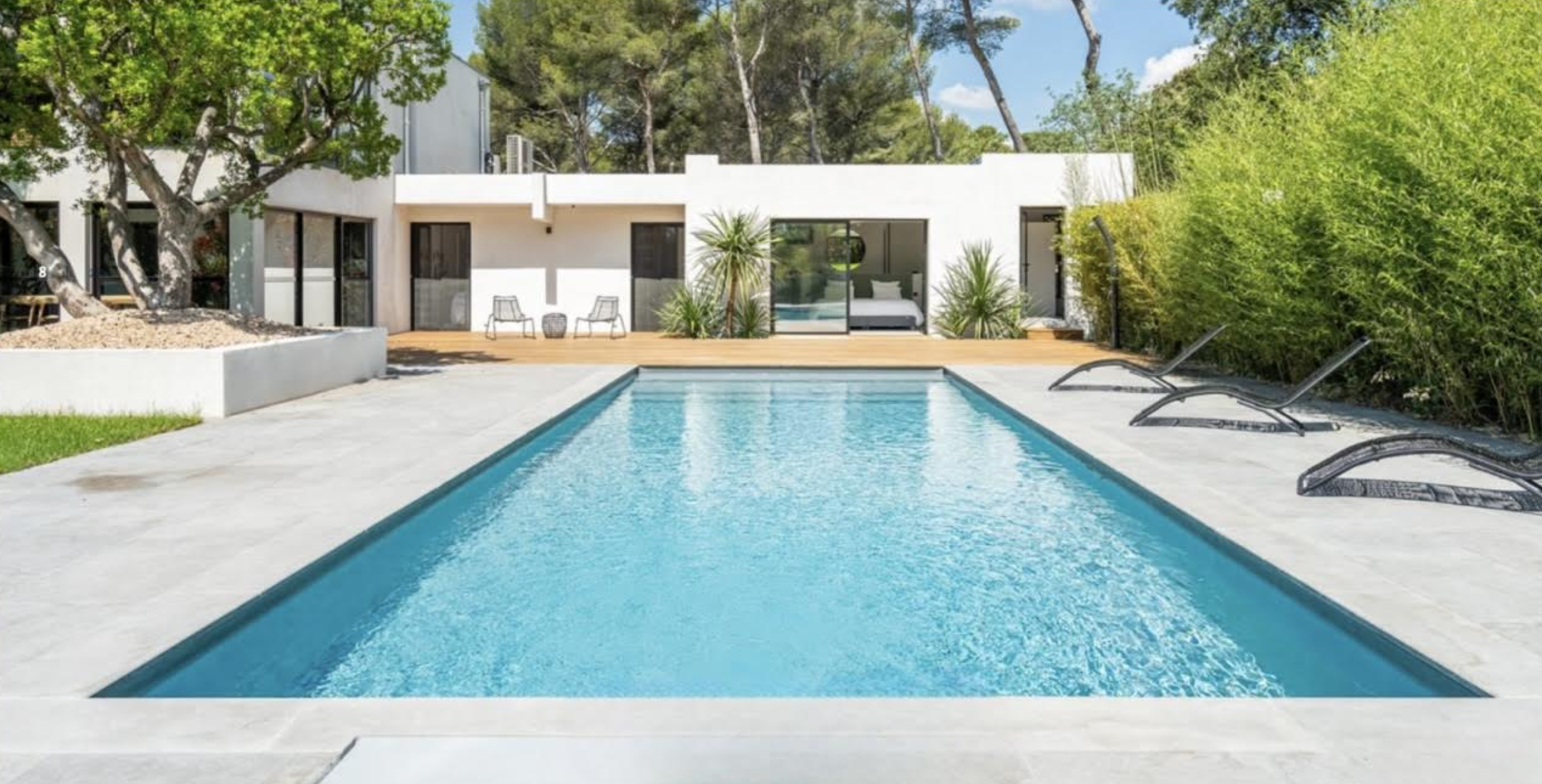 Vue de la piscine