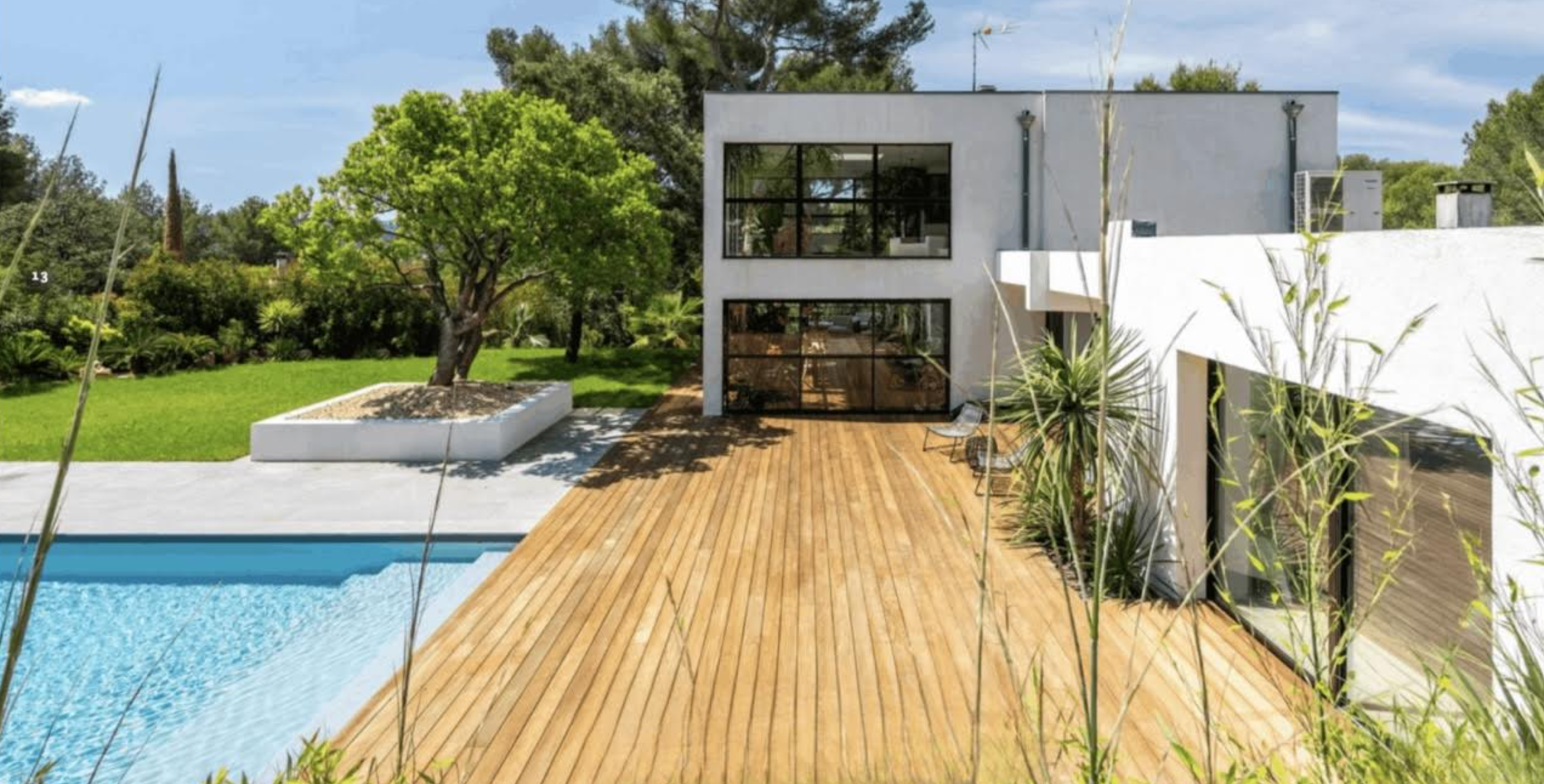 Vue finale de la piscine